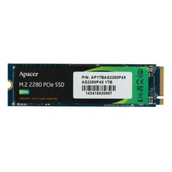 M.2 NVMe Apacer AS2280P4X 1 ТБ