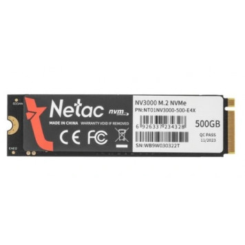 M.2 NVMe Netac NV3000 500 ГБ